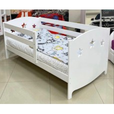 Кроватка детская Эко-9 из МДФ фигурная (пт)